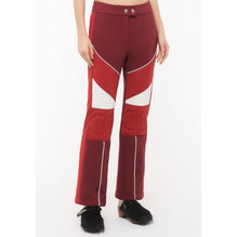 Stretch Jersey Pants - Burgundy/Red/White