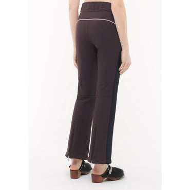 Stretch Jersey Pants - Brown/Navy/White