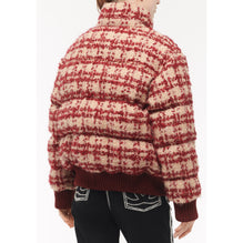 Fantasy Tweed Blouson - Beige/Burgundy