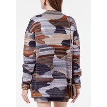 Wool/Cashmere Cardigan - Grey/Brown/Anthracite