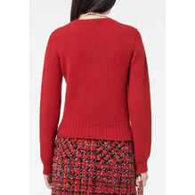 Wool/Tweed Pullover - Red