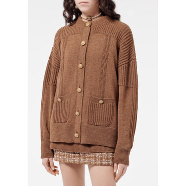 Cashmere Cardigan - Brown