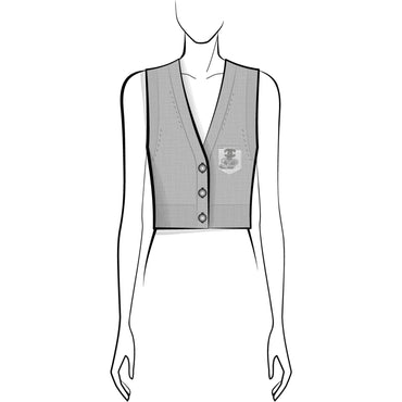 Cashmere Vest -  Orange