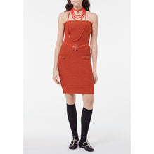 Wool Dress -  Orange