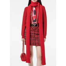 Wool Scarf - Red