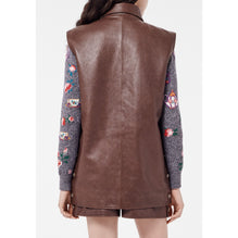Calfskin Vest - Brown