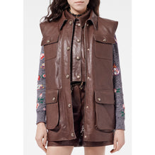 Calfskin Vest - Brown