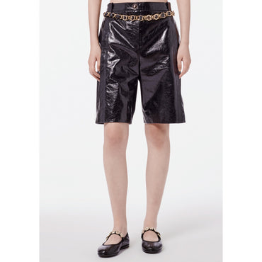 Lambskin Bermudas - Black