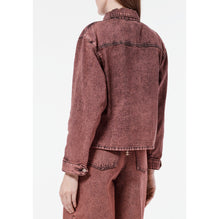 Washed Denim Shirt - Orange/Black