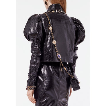 Lambskin Vest - Black
