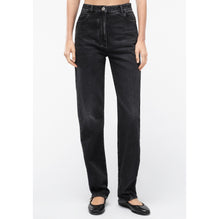Washed Denim Jeans - Black