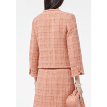 Fantasy Wool Tweed Jacket - Ora/Drk Ora/Beige