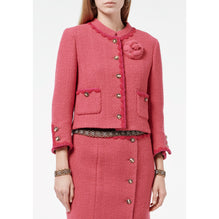 Wool Tweed Jacket - Pink
