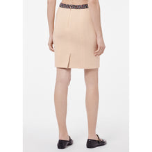 Wool Tweed Skirt -  Pink