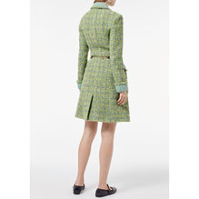 Fantasy Tweed Coat - Green/Pink/Blue/Purple