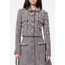 Fantasy Wool Cloth Jacket - White/Black