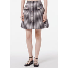 Fantasy Wool Cloth Skirt - White/Black