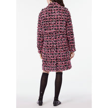 Fantasy Tweed Coat - Pink/Black/Ecru