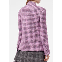 Iridescent Fantasy Tweed Jacket - Purple/Black/Blue