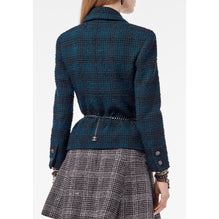 Wool Tweed Jacket - Green/Black