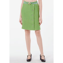 Wool Tweed Skirt - Green