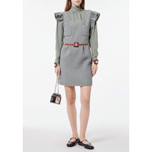 Wool Tweed Dress - Khaki