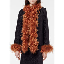 Iridescent Silk Velvet Jacket - Black