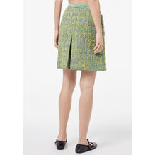 Fantasy Tweed Culotte Skirt - Green/Pink/Blue/Purple