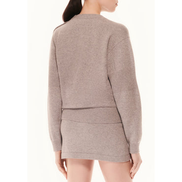 Cashmere 2 Ply Pullover -  Grey
