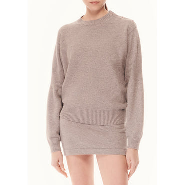 Cashmere 2 Ply Pullover -  Grey