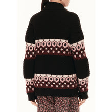 Cashmere/Alpaca Jacket - Black/Multicolor
