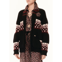 Cashmere/Alpaca Jacket - Black/Multicolor