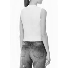 Cashmere Knit Top -  Blue