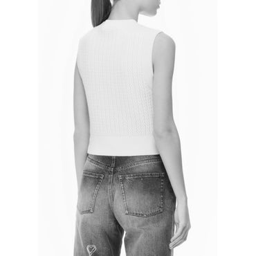 Cashmere Knit Top -  Blue