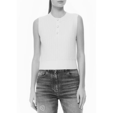 Cashmere Knit Top -  Blue