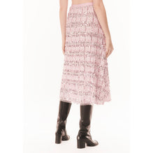 Alpaca/Viscose Skirt - Pink/White