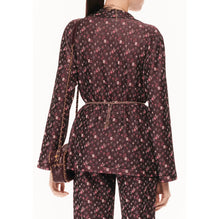 Viscose/Polyester Jacket - Black/Pink/Silvery
