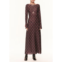 Viscose/Polyester Dress - Black/Pink/Silvery