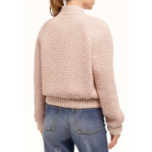 Glittered Fantasy Tweed Blouson - Lt Pink/Ecru/Grey