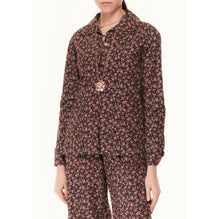 Printed Cotton Poplin Blouse - Black/Pink/Red/Grey/White