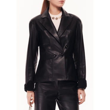 Lambskin Jacket - Black