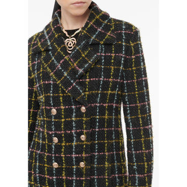 Iri Fantasy Wool Tweed Caban - Bk/Ye/Pi/Blu/Ocre