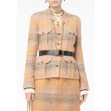 Fantasy Tweed Jacket - Orange/Grey/Yel