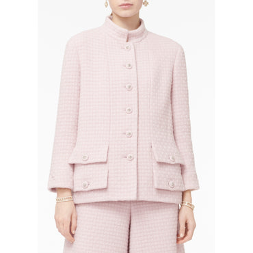 Wool Tweed Jacket - Pink