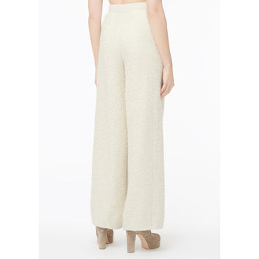 Iridescent Cashmere Tweed Pants - Ecru/Silver/Gold