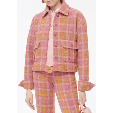 Fantasy Tweed Jacket - Pink/Orange/Yellow/Black