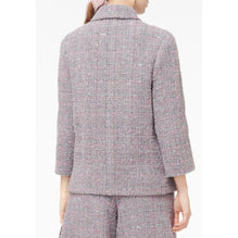 Glittered Fantasy Tweed Jacket - Purple/Grey