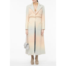 Cashmere Tweed Coat -  Orange/Grey