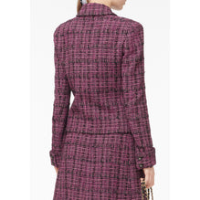 Fantasy Cotton Tweed Jacket - Purple/Pink/Black/White