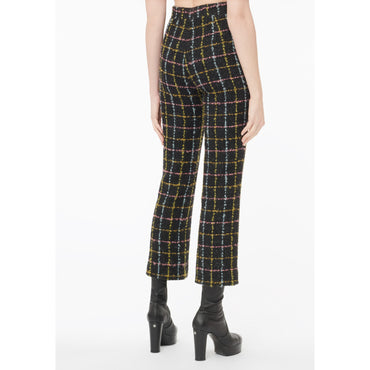 Iri Fantasy Wool Tweed Pants - Bk/Ye/Pi/Blu/Ocre